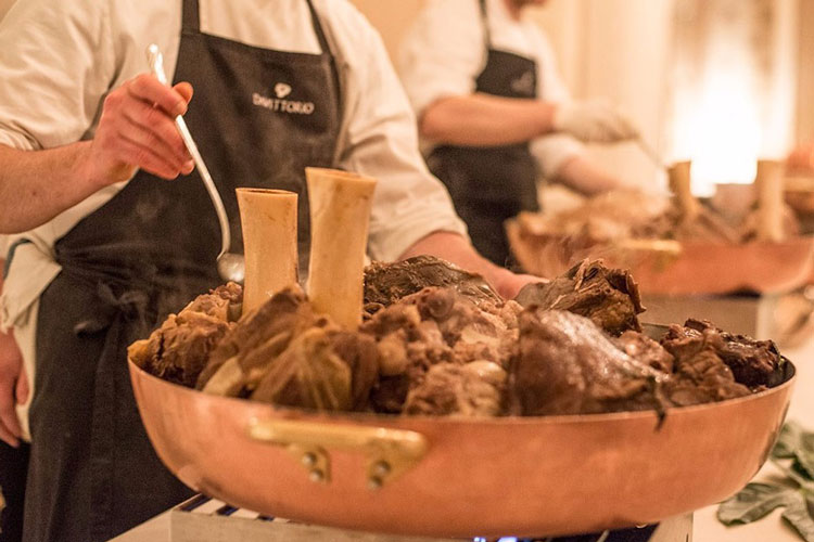 (Il bollito secondo Da Vittorio All&rsquo;Hotel Gallia serate ad hoc)