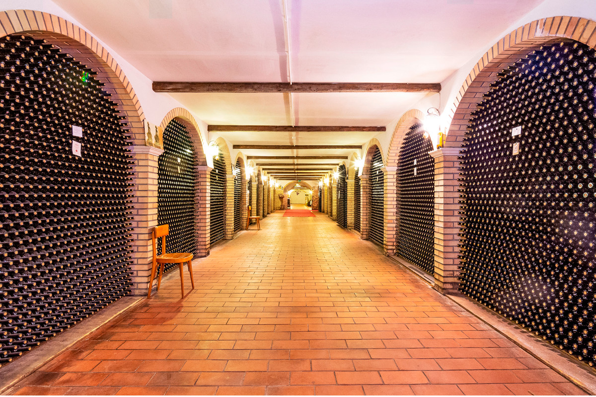 Il tunnel della Cantina Bosco Nestore Storiche Cantine Bosco non solo vino anche museo