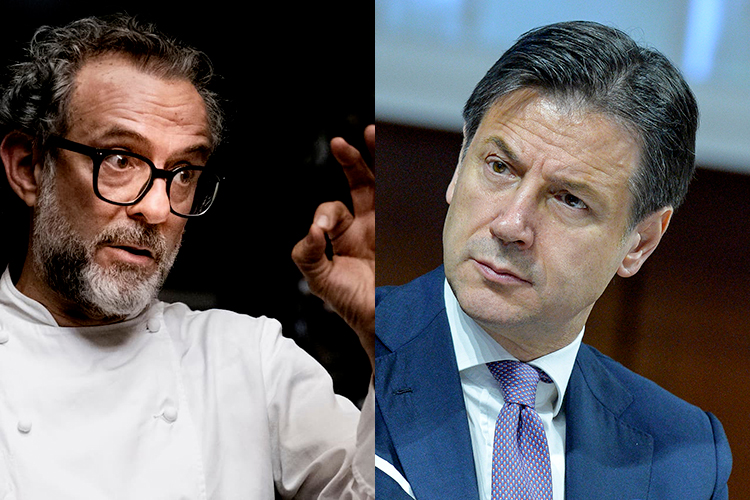 Massimo Bottura e Giuseppe Conte - &laquo;I ristoranti sono simboli culturali&raquo; Nove chef scrivono al Governo