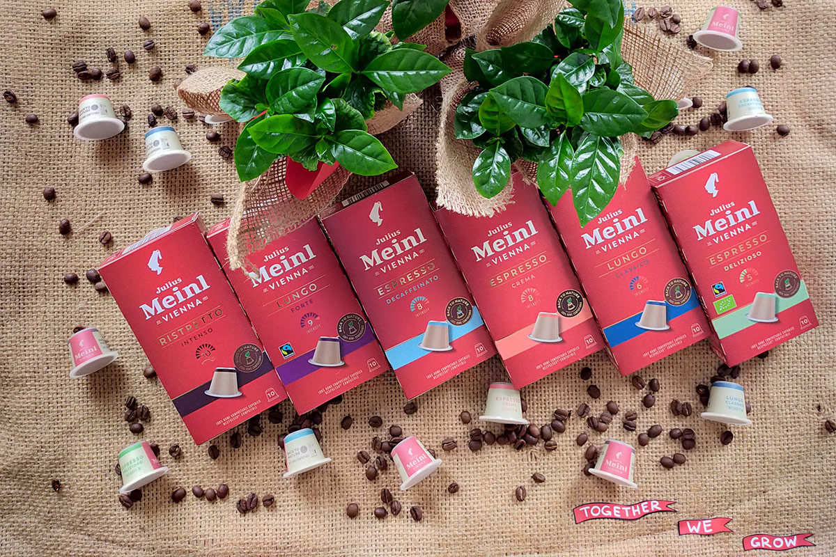 Le nuove capsule compostabili “zero waste” di Julius Meinl 