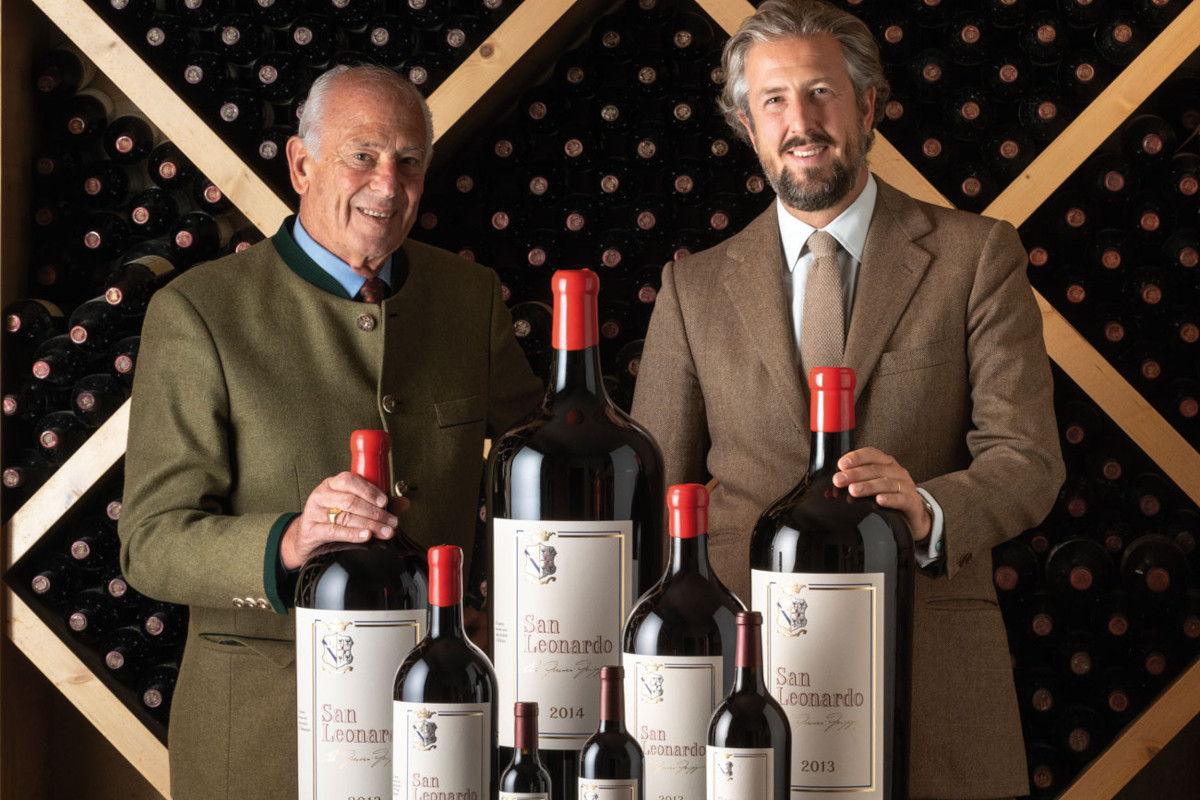 Carlo e Anselmo Guerrieri Gonzaga  Vini e vignaioli d'Italia, San Leonardo e Lagrein Taber superstar