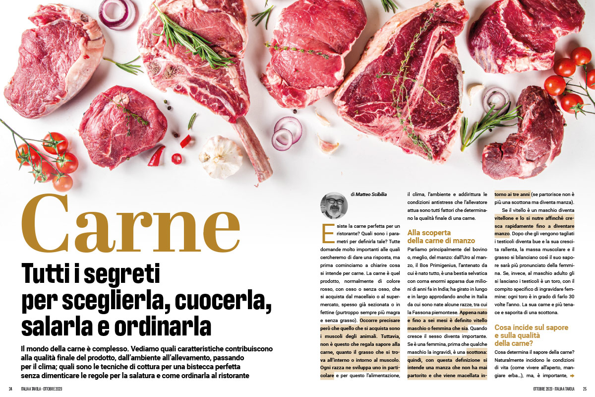 Dalla carne al vino, le novità per aggiornarsi con Italia a Tavola di ottobre