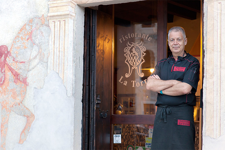 Marco Talamini (Alta cucina al Castello di Spilimbergo Frutto della filosofia di Marco Talamini)