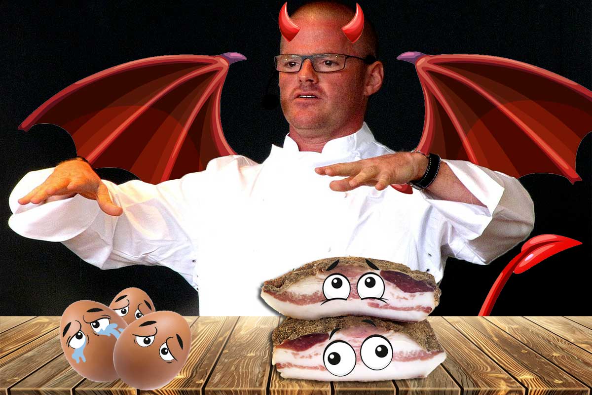 Heston Blumenthal Il diavolo veste Blumenthal... e la divina carbonara inorridisce