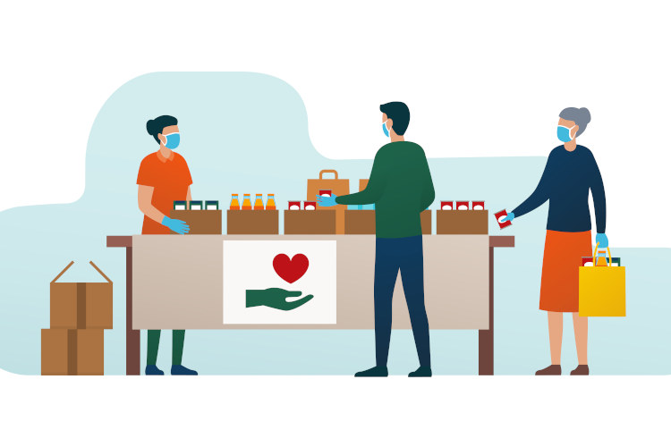 Le nuove povert&agrave; per il covid:  4 milioni di italiani senza cibo