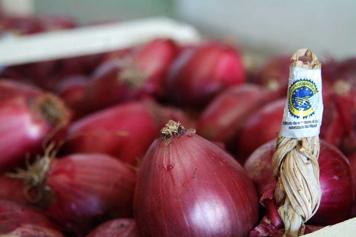 La Cipolla Rossa di Tropea La Cipolla rossa di Tropea “sposa” il Peperoncino di Diamante