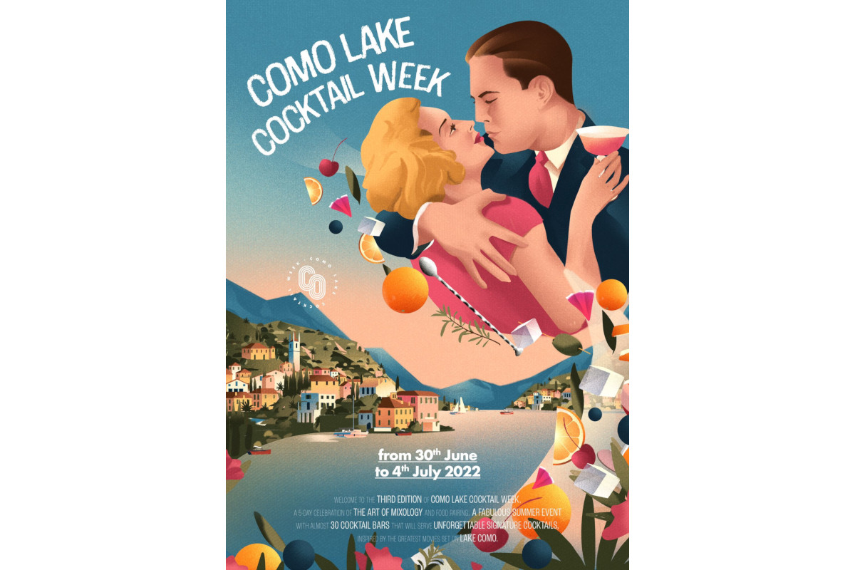 La locandina dell'evento  Lake Cocktail Week 2022: Como accende le luci sulla mixology d'autore