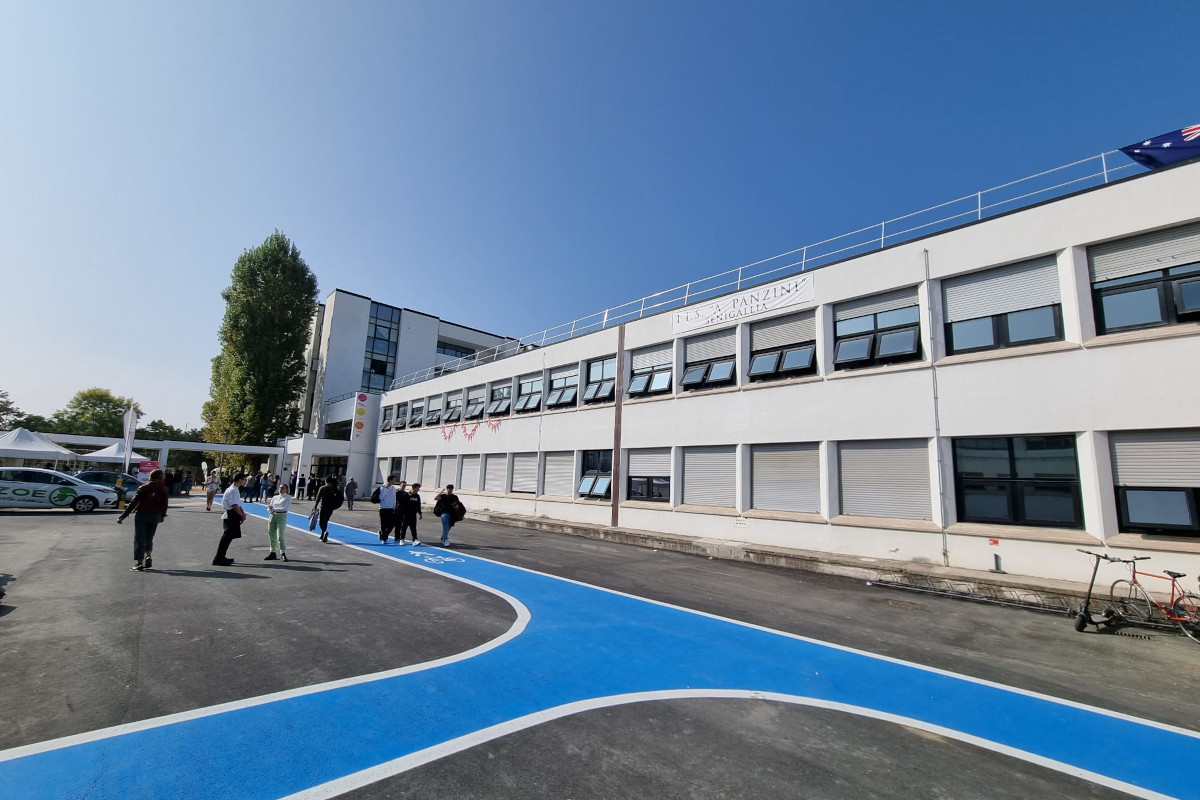 L'Istituto Panzini di Senigallia, che sta ospitando le iniziative dell'AEHT annual conference 