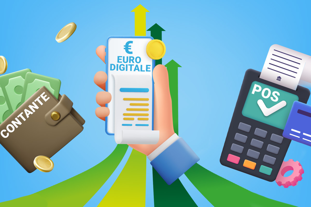 Euro digitale all'orizzonte Contante o Pos? La verità sta nel mezzo. Euro digitale all’orizzonte