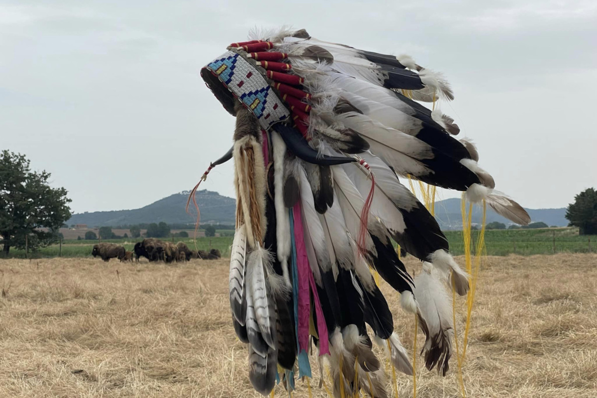 Al lago Trasimeno per incontrare i bisonti con i Lakota Sioux 