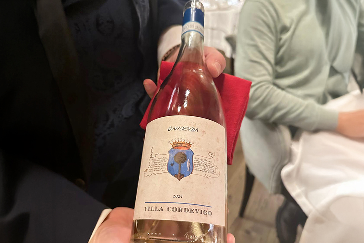 Un viaggio tra mare e terra che ha trovato la sua meta in una cena a Villa Cordevigo