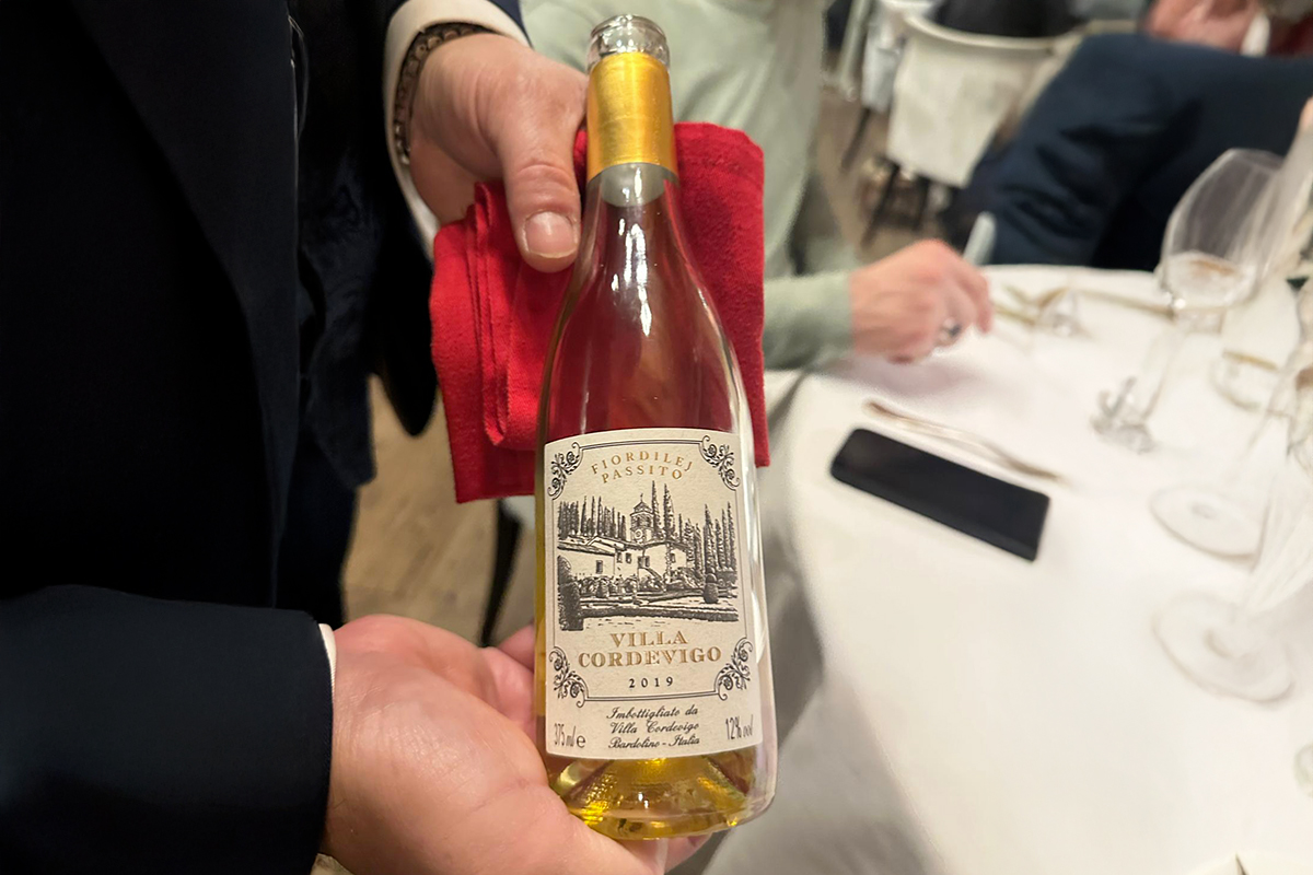 Un viaggio tra mare e terra che ha trovato la sua meta in una cena a Villa Cordevigo