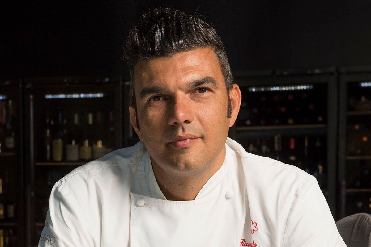 Riccardo di Giacinto Da All'Oro diventa All'Aria, il menu dello chef Di Giacinto in giardino
