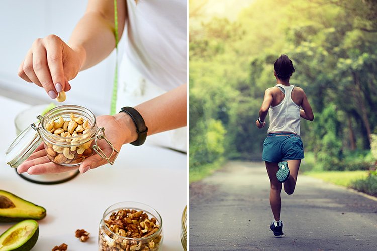 Dieta mediterranea e una corsa all'aria aperta - Sport open air e 5 pasti al giorno per rimettersi in forma dopo l'estate
