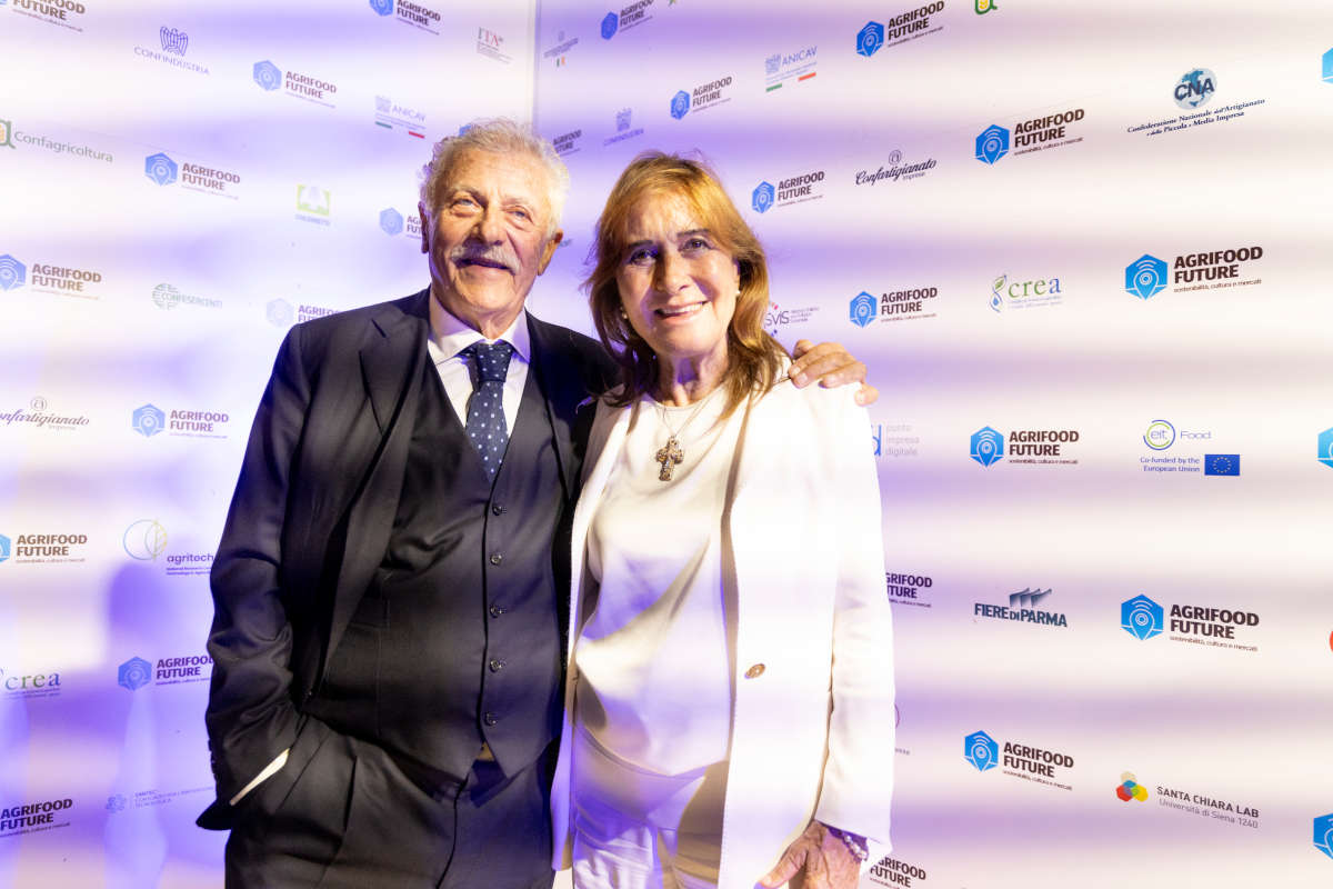 Ernesto e Livia Iaccarino Agrifood Future premio alla carriera al ristorante Don Alfonso 1890