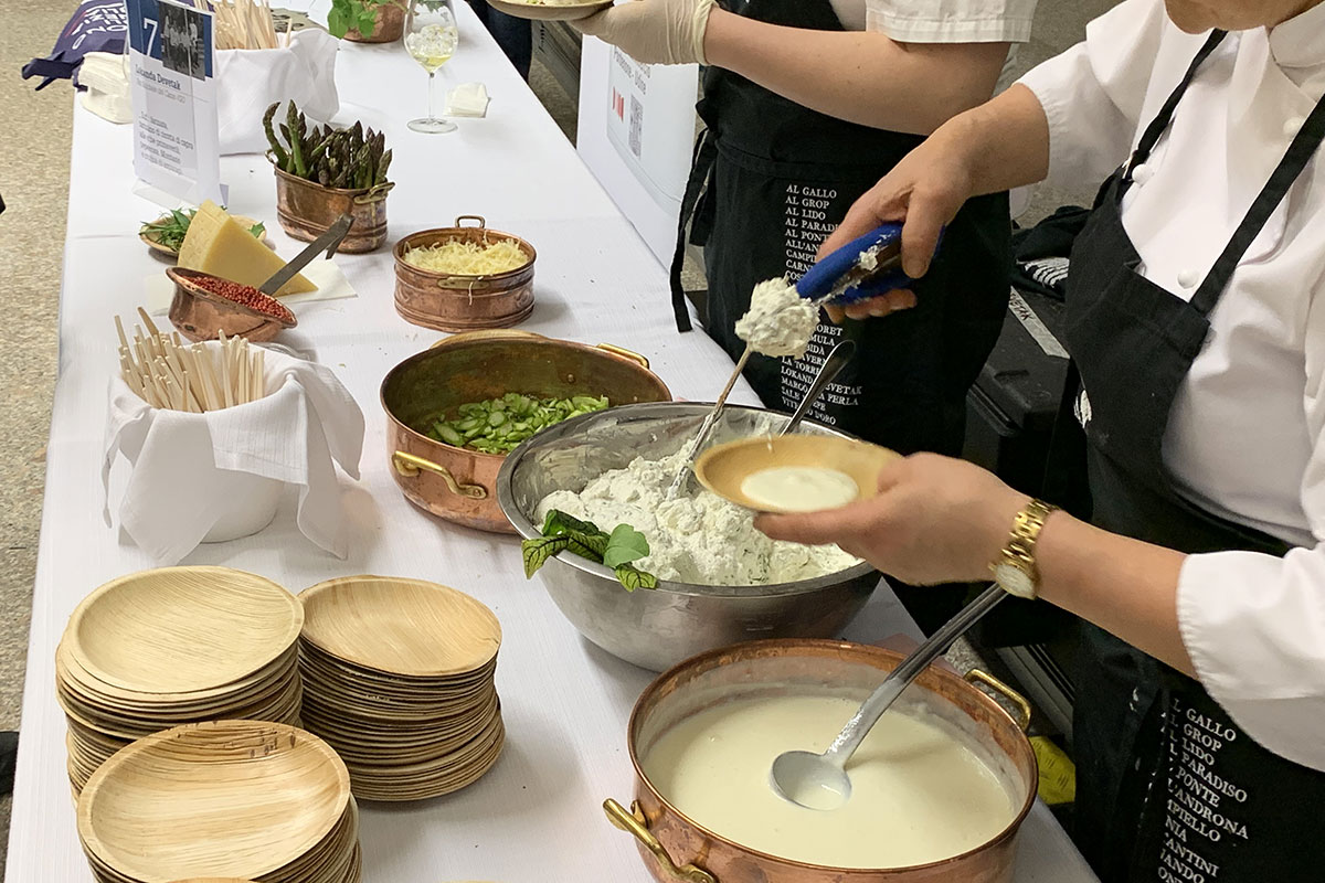 Elaborazione gastronomica in corso I sapori del Friuli Venezia Giulia in passerella