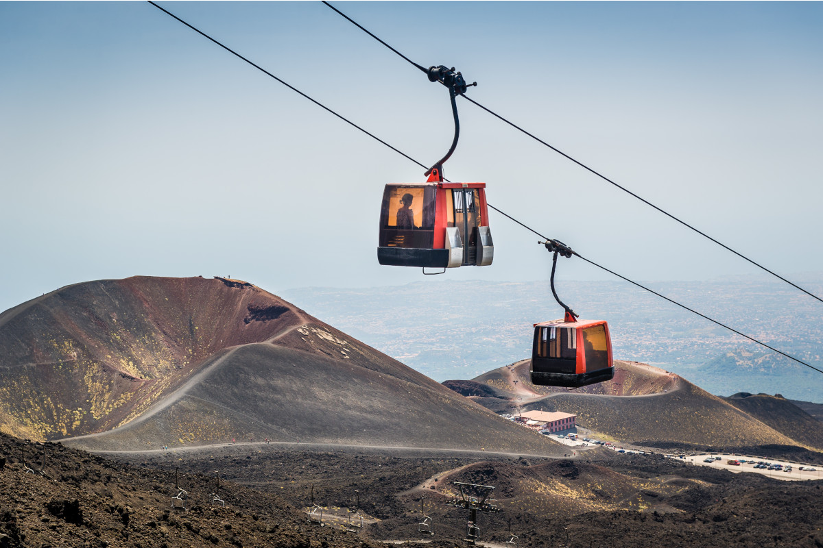 La funivia dell'Etna Il fascino nascosto dell’Etna in autunno