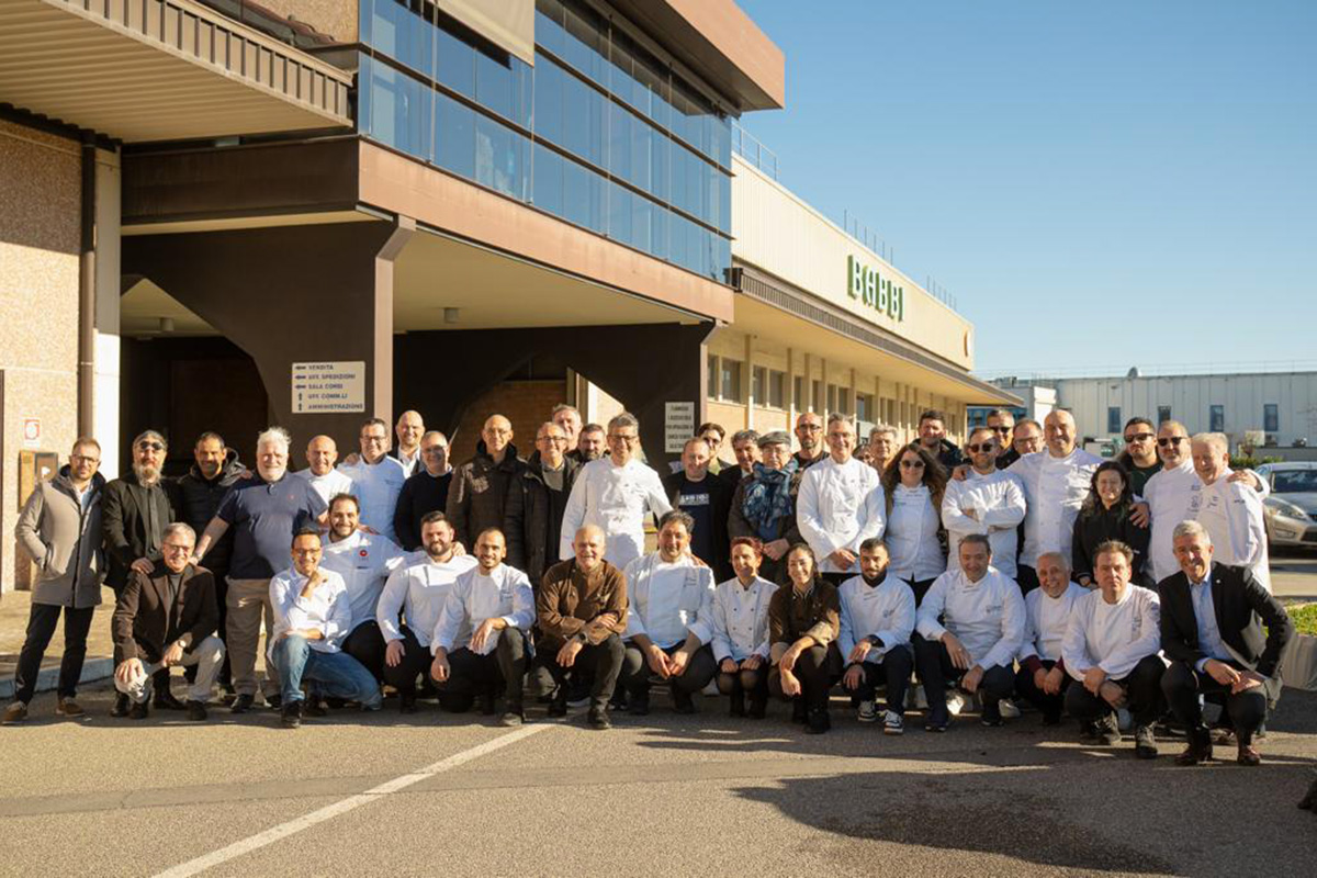 La squadra Conpait presso l'azienda Babbi Conpait: la formazione vero punto di forza