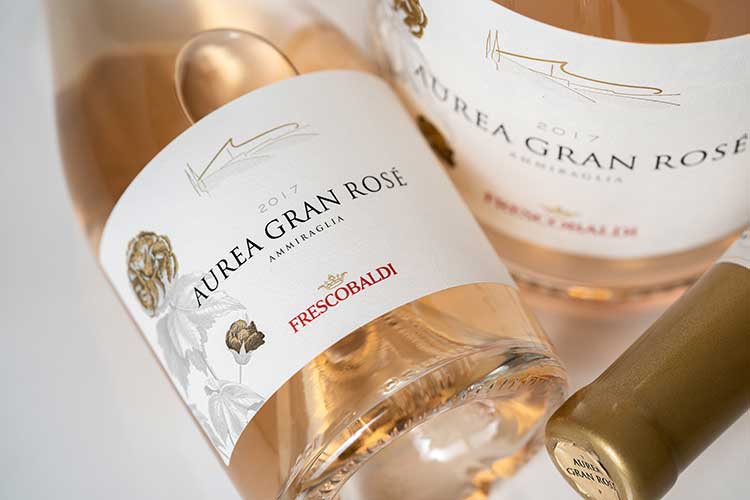 (Frescobaldi  presenta Aurea Gran Ros&eacute; delicata unione tra Syrah e Vermentino)
