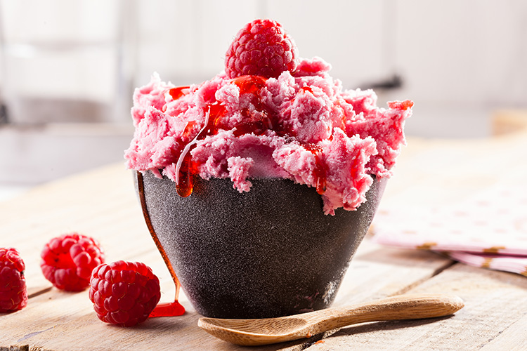 Sorbetto ai lamponi Sorbetto ai lamponi