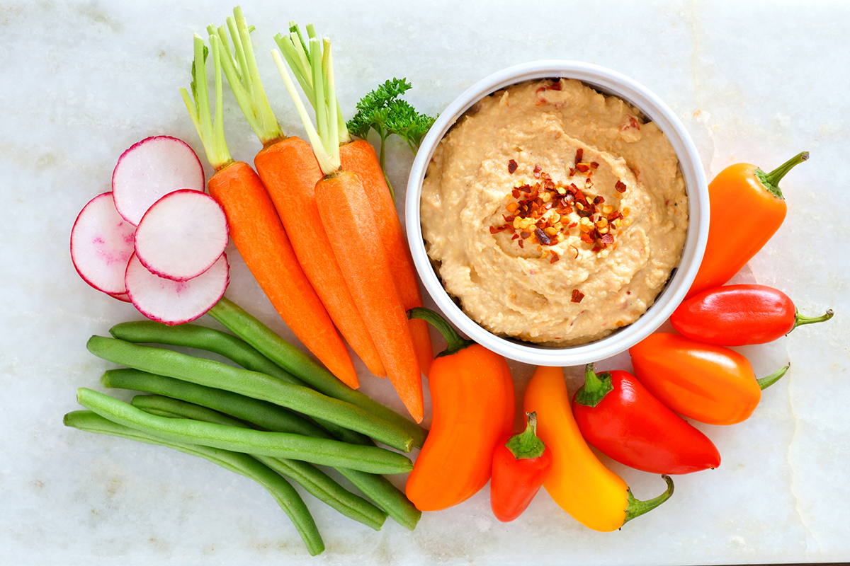 L’hummus fresco è un ottimo prodotto Spuntino sano e nutrente? I consigli del dietista