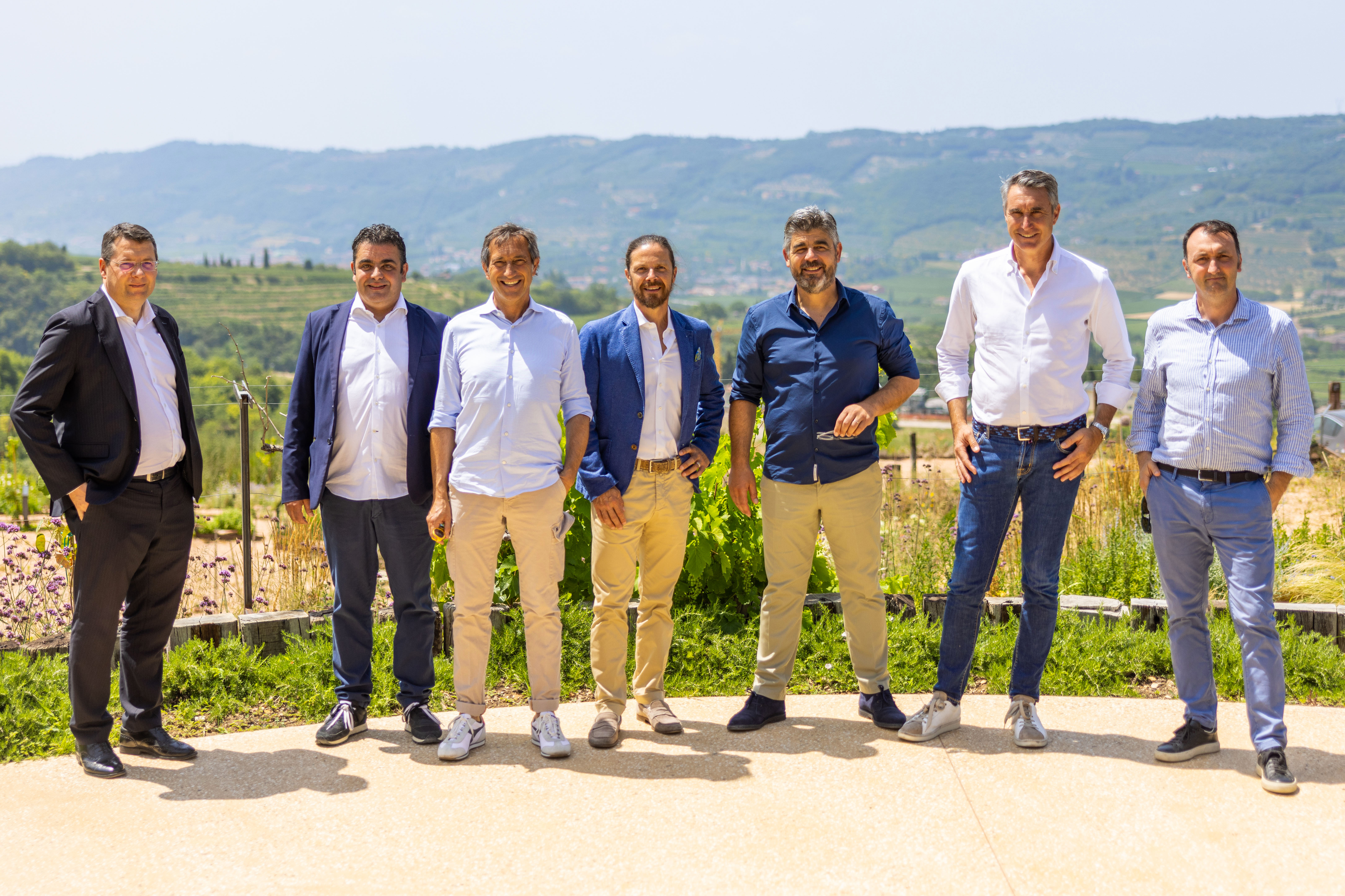 I sette imprenditori che hanno dato vita a Rete Valpantena Vieni, vedi e vivi la Valpantena, a due passi da Verona