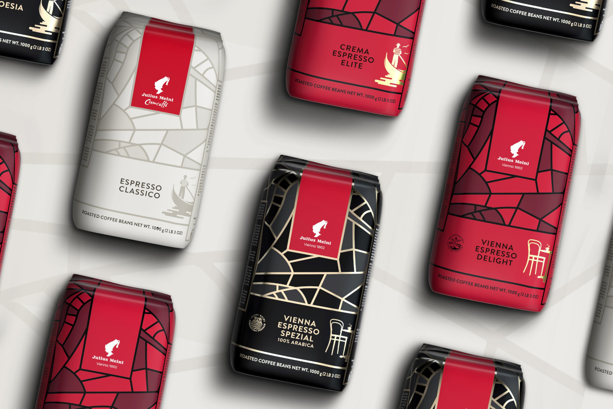 Tra ispirazione viennese e italiana, il nuovo packaging di Julius Meinl