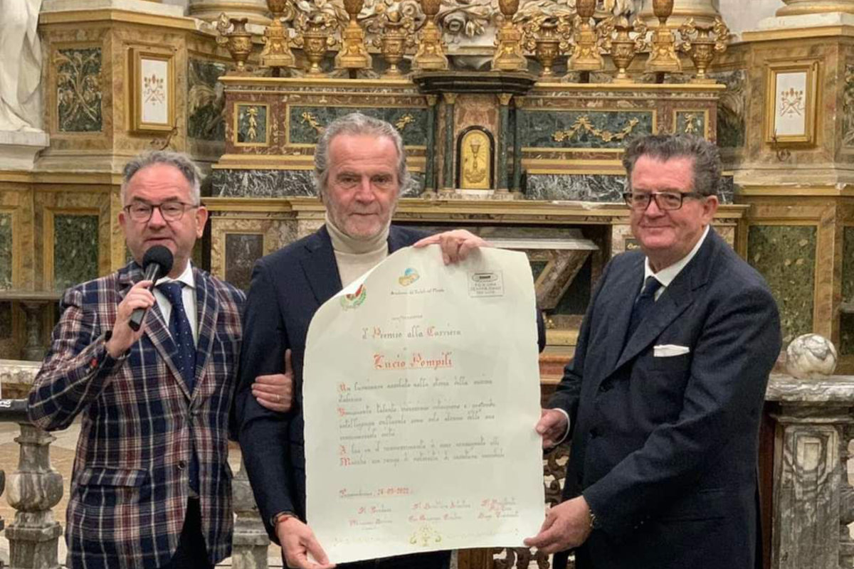 Premio alla Carriera a Lucio Pompili: un pezzo di storia del tartufo marchigiano