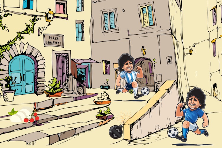 Maradona, Napoli rincorre i ricordi dalla mozzarell alle pizze dedicate