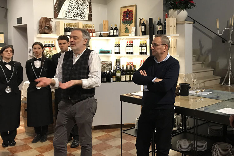 Angelo Peretti e Andrea Vantini (Mezzo secolo di Bardolino Chiaretto Doc Festa nella nuova sede del Consorzio)