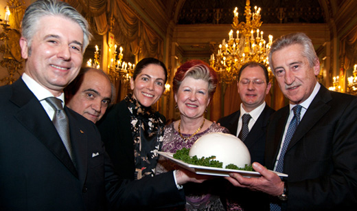 Da sinistra: Alessandro Scorsone, Davide Paolini, Rosanna Marziale, Annie Feolde, Domenico Raimondo e Antonio Lucisano