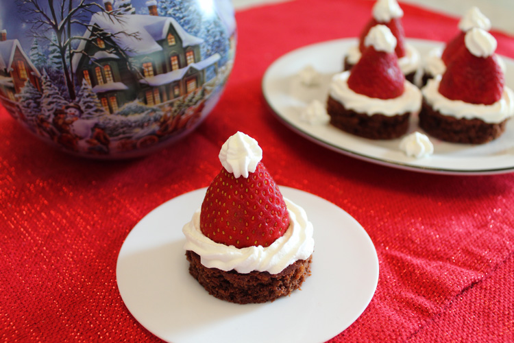 Cappelli di Babbo Natale gluten free (Celiaci a tavola a NataleE il pranzo diventa gluten free)