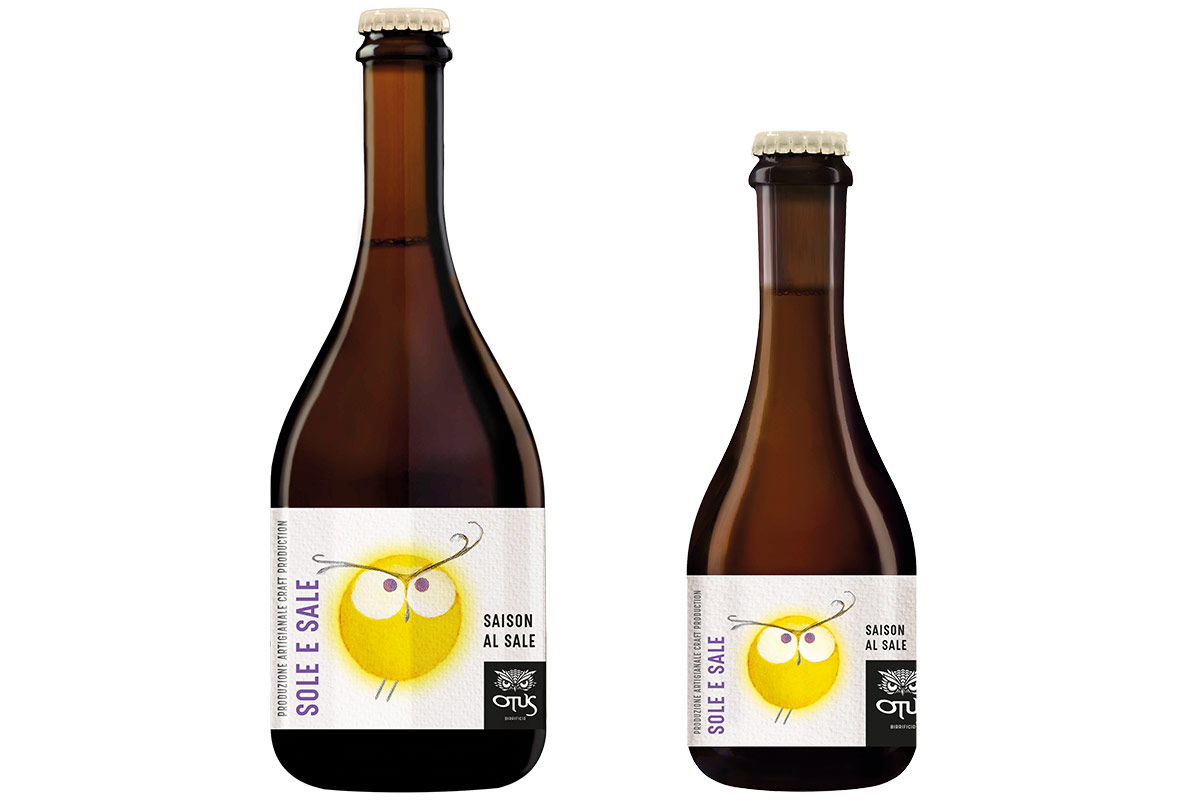 Sole e Sale nei formati 75 e 33 cl Sole e Sale, l’ultima evoluzione della Bière de Saison