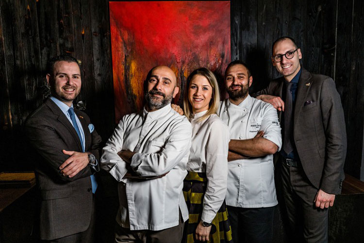 Il team de Il Pagliaccio (Il Pagliaccio e L’Olivo new entry ne Les Grandes Tables du Monde)