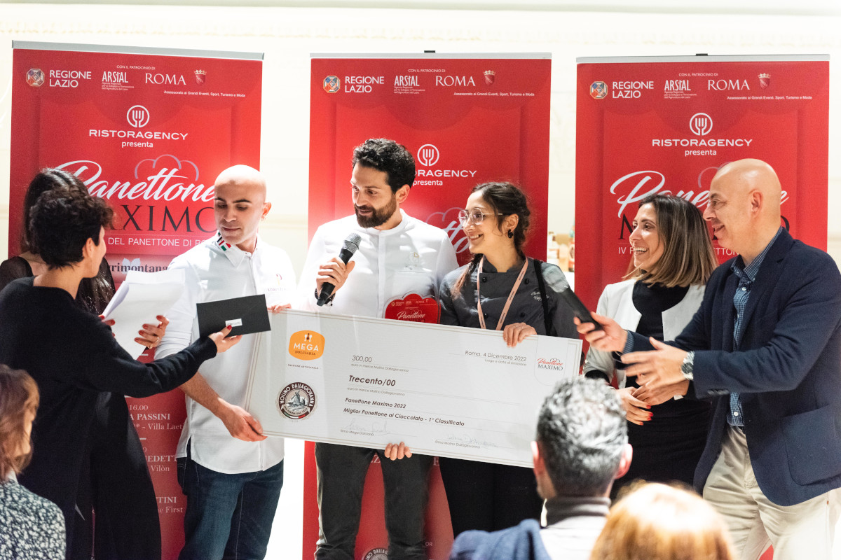 La premiazione di Pasticceria delle Rose come miglior panettone al cioccolato di Roma Il miglior panettone tradizionale di Roma? Si mangia da Spiga D’oro Bakery