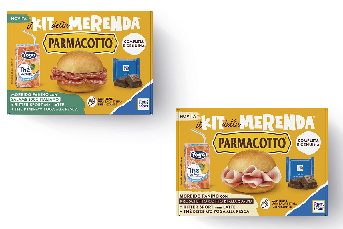 Il kit della merenda di Parmacotto