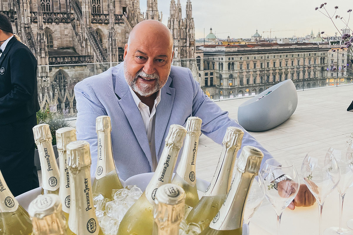 Leo Damiani [Perrier-Jouët] sempre più protagonista dei momenti conviviali