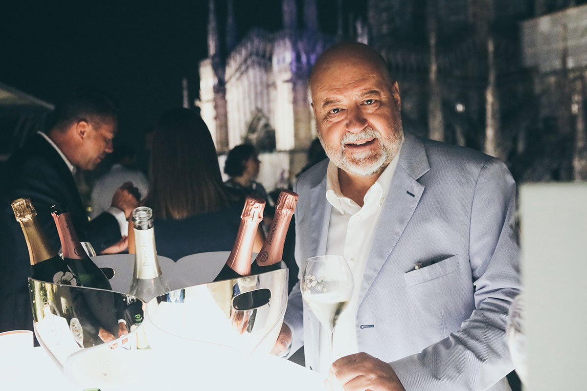 Leo Damiani [Perrier-Jouët] sempre più protagonista dei momenti conviviali