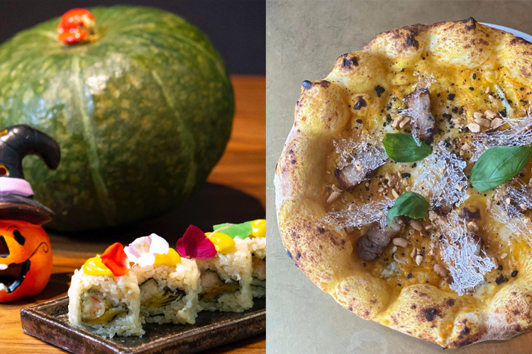 Pumpkin Roll di Wicky Priyan e Pizza Pumpkin Treat di Nicol&ograve; Farias - Irlanda in mini lockdown Ma Halloween si far&agrave;