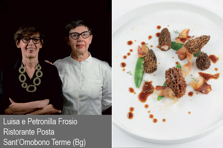 Luisa e Petronilla Frosio e le loro Spugnole ripiene (Spugnole ripiene di coniglio e taccole)