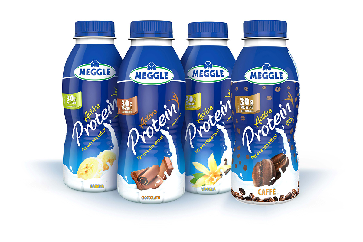 Le quattro referenze della Linea Active Protein