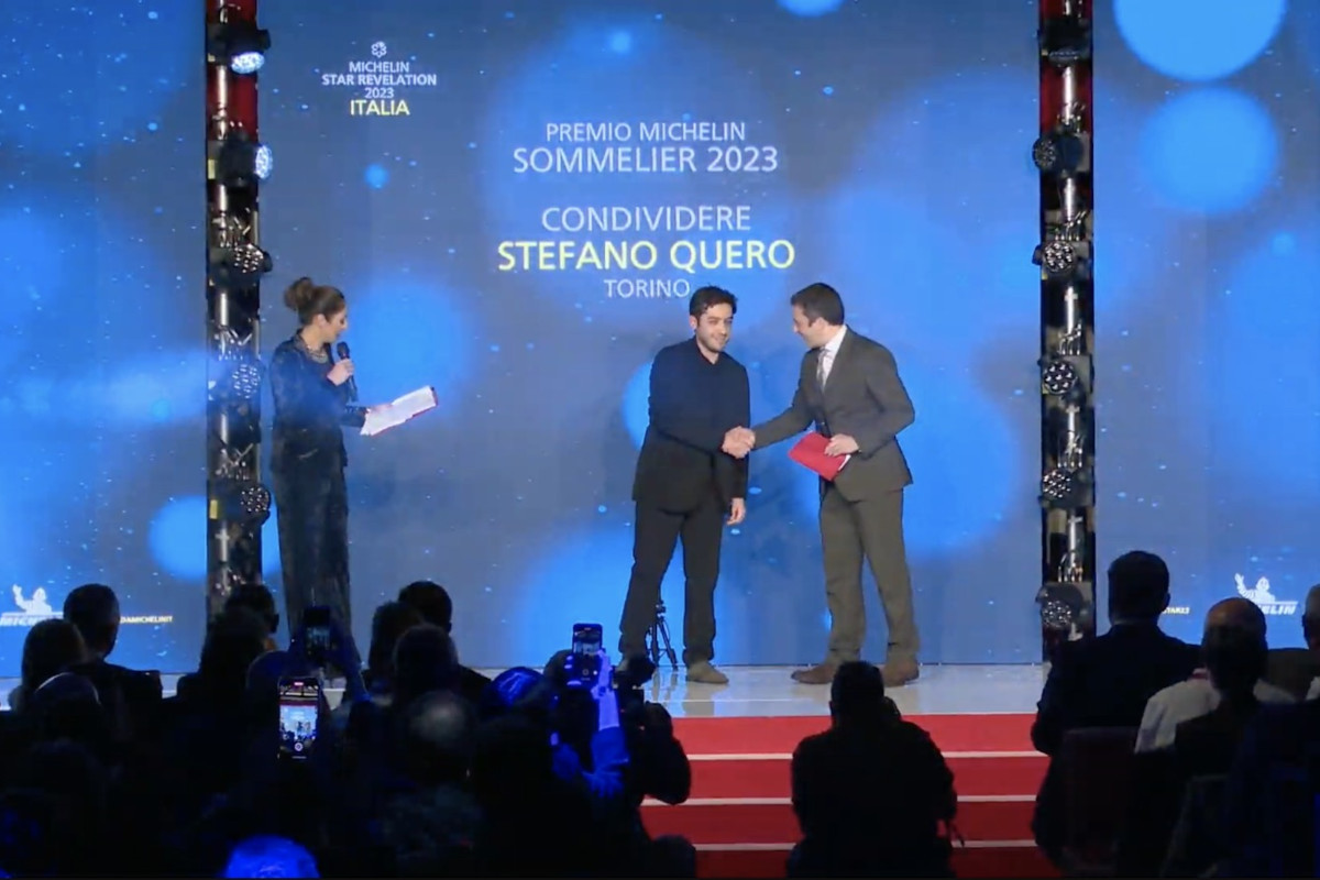 Il premio Sommelier a Stefano Quero  Guida Michelin 2023: ecco tutte le nuove stelle