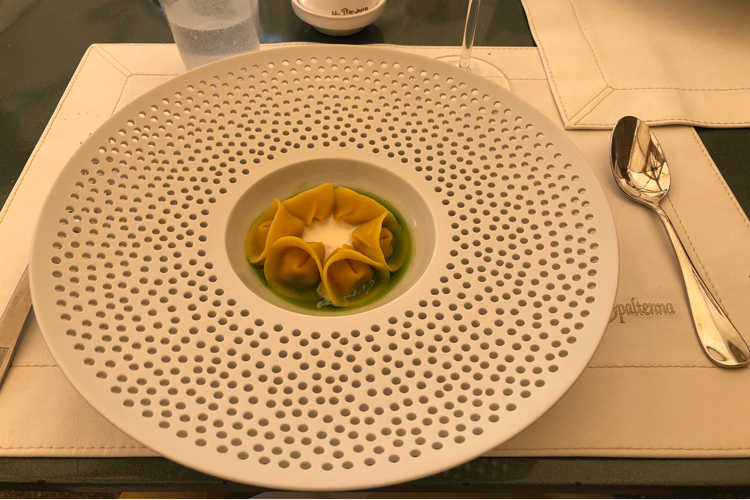 Il Tortello inverso (Con Sakalis in cucina, la Greciaentra al Castello di Spaltenna)