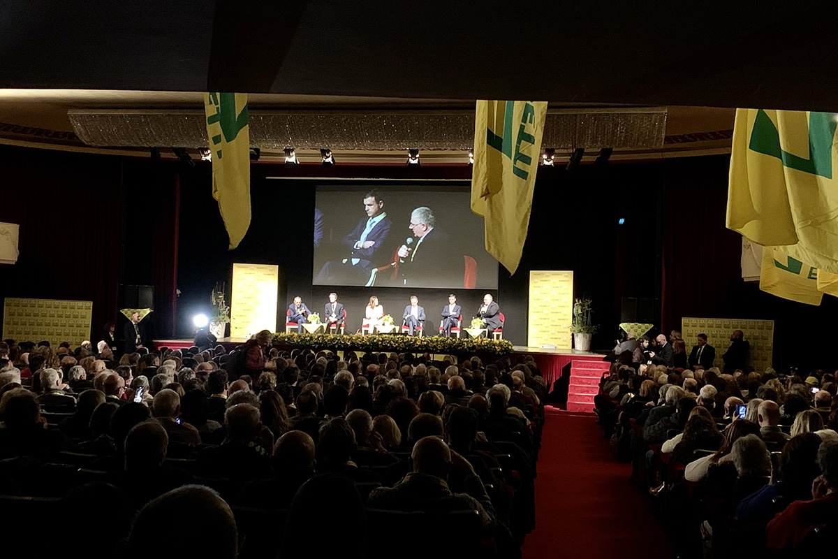 La sala gremita del Manzoni La ripresa del turismo spinge il cibo Made in Italy