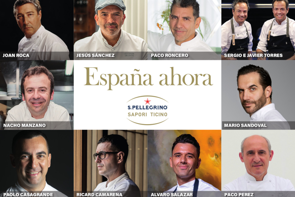 I cuochi presenti San Pellegrino Sapori Ticino, &egrave; la volta della cucina spagnola