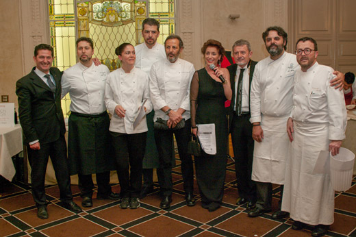 da sinistra: Aldo Cursano, Daniele Zennaro, Rosanna Marziale, Andea Berton, Filippo La Mantia, Alberto Lupini, Marco Stabile e Giancarlo Morelli