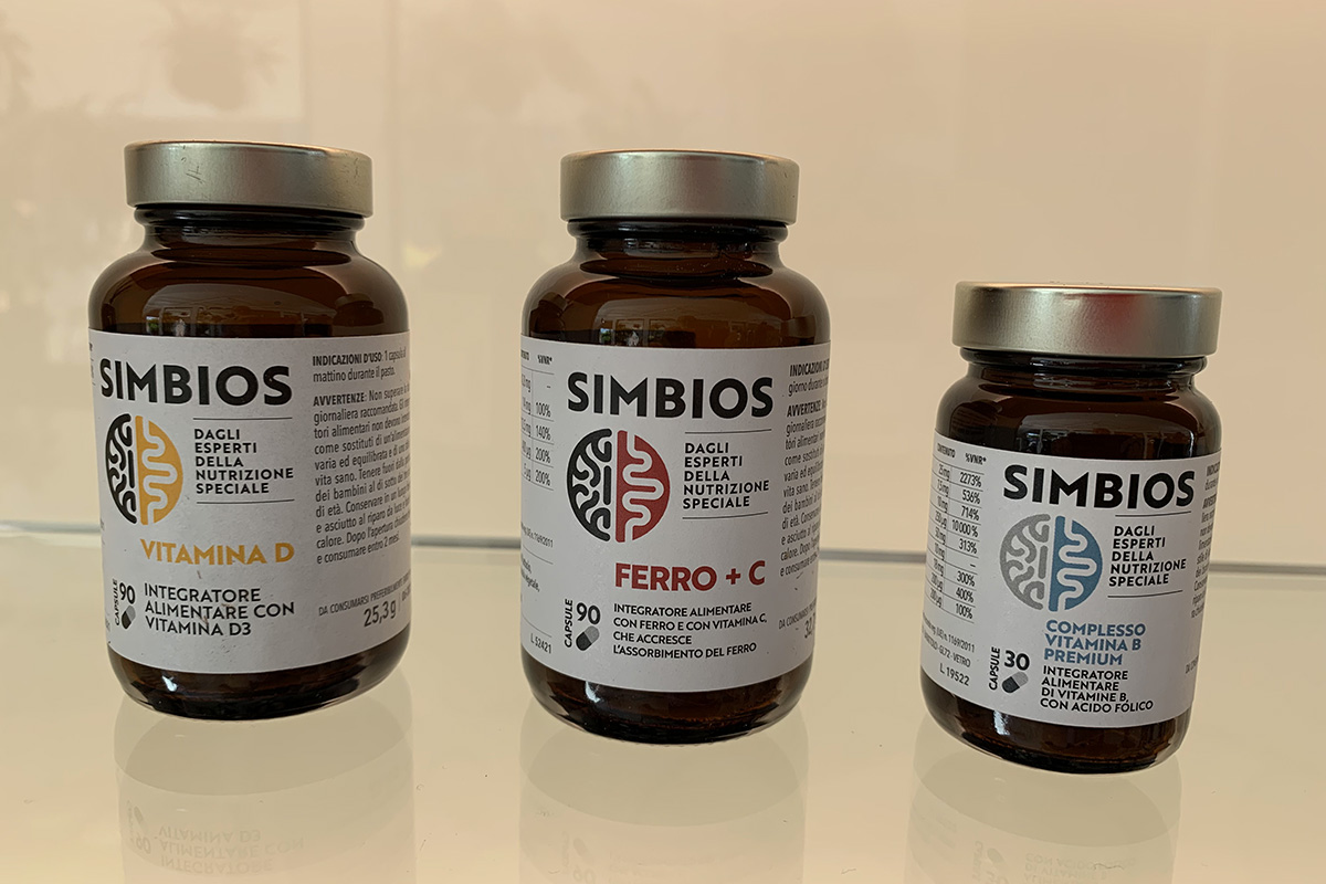 Cervello e intestino sono uniti nel logo di Simbios Dr. Sch&auml;r presenta Simbios, per il benessere di intestino e mente