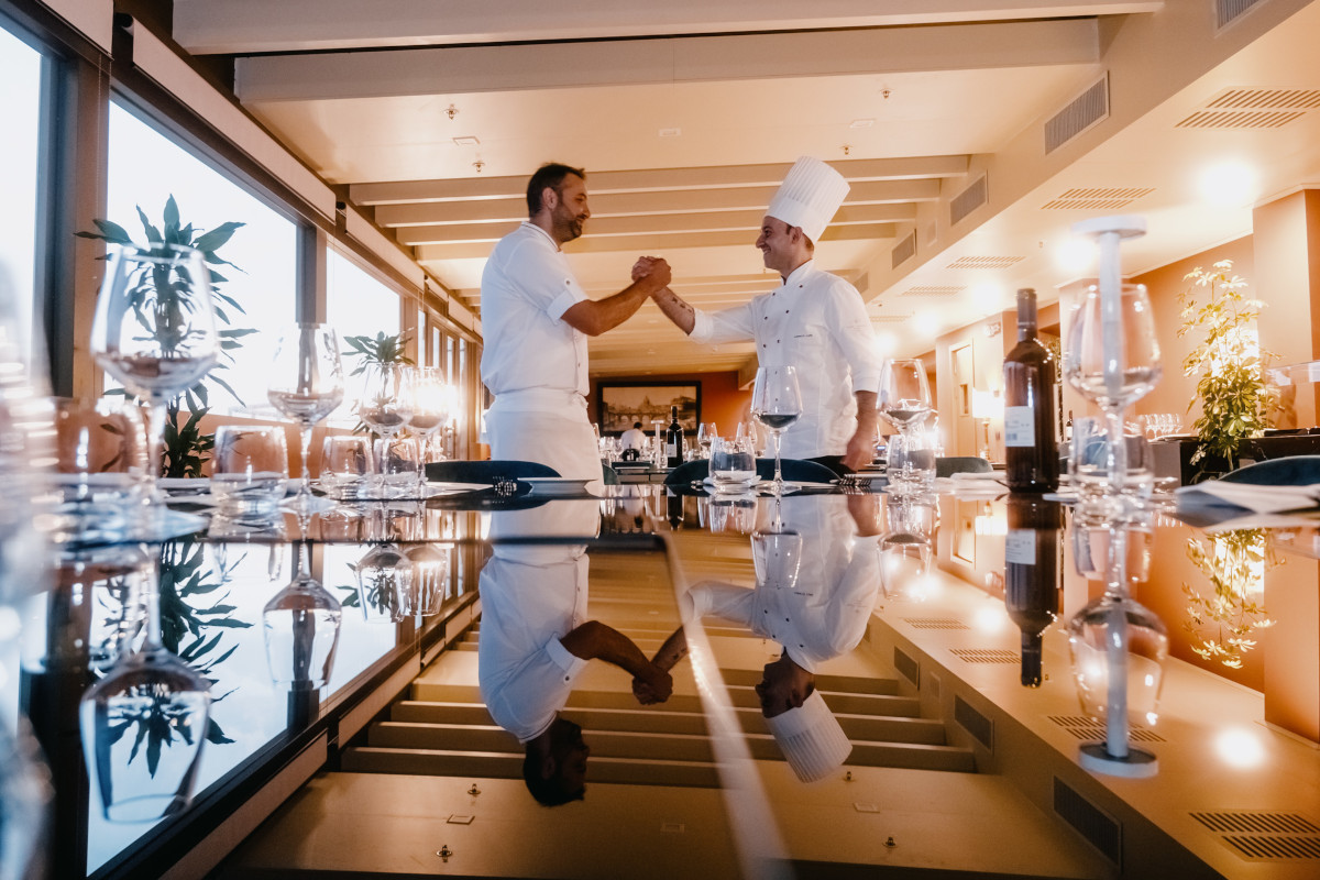 Giovanni Vanacore e Luigi Lionetti  Il Sina Chefs' Contest ha fatto tappa al Bernini Bristol di Roma