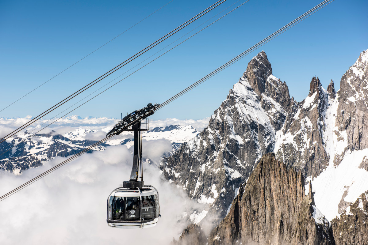 Skyway sul Monte Bianco (Foto Giacomo Buzio) Sci, gusto e divertimento: Courmayeur è pronta per l'inverno