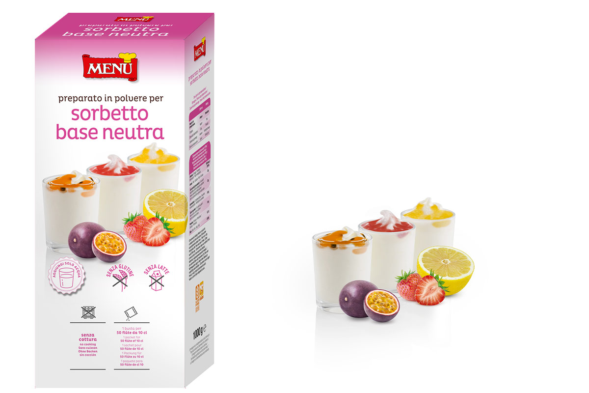 Menù presenta Sorbet Shot, la nuova linea di sorbetti Sorbet Shot il fine pasto di Menù che colpisce nel segno